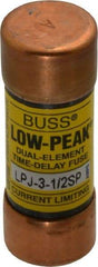 Cooper Bussmann - 300 VDC, 600 VAC, 3.5 Amp, Time Delay General Purpose Fuse - Fuse Holder Mount, 2-1/4" OAL, 100 at DC, 300 at AC (RMS) kA Rating, 13/16" Diam - Apex Tool & Supply