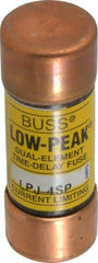 Cooper Bussmann - 300 VDC, 600 VAC, 4 Amp, Time Delay General Purpose Fuse - Fuse Holder Mount, 2-1/4" OAL, 100 at DC, 300 at AC (RMS) kA Rating, 13/16" Diam - Apex Tool & Supply