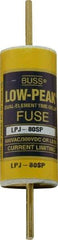 Cooper Bussmann - 300 VDC, 600 VAC, 80 Amp, Time Delay General Purpose Fuse - Bolt-on Mount, 4-5/8" OAL, 100 at DC, 300 at AC (RMS) kA Rating, 1-1/8" Diam - Apex Tool & Supply