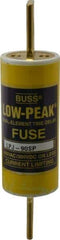 Cooper Bussmann - 300 VDC, 600 VAC, 90 Amp, Time Delay General Purpose Fuse - Bolt-on Mount, 4-5/8" OAL, 100 at DC, 300 at AC (RMS) kA Rating, 1-1/8" Diam - Apex Tool & Supply