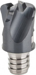 Iscar - MM EFF Grade IC903 Carbide End Milling Tip Insert - TiAlN Finish, 4 Flutes, 16mm Cutting Diam, 0.8mm Depth of Cut, 20.5mm Extension, 0.128" Cnr Rad - Apex Tool & Supply