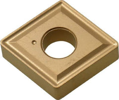 Tungaloy - CNMG643 Grade T9125 Carbide Turning Insert - TiCN/Al2O3 Finish, 80° Diamond, 3/4" Inscr Circle, 1/4" Thick, 3/64" Corner Radius - Apex Tool & Supply