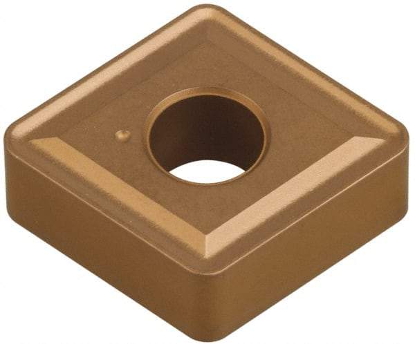 Tungaloy - CCMW32.52 Grade T5115 Carbide Turning Insert - TiCN/Al2O3 Finish, 80° Diamond, 3/8" Inscr Circle, 5/32" Thick, 1/32" Corner Radius - Apex Tool & Supply