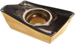 Walter - ADKT1606 F56 Grade WAK15 Carbide Milling Insert - TiCN/Al2O3/TiN Finish, 0.2421" Thick, 0.8mm Corner Radius - Apex Tool & Supply