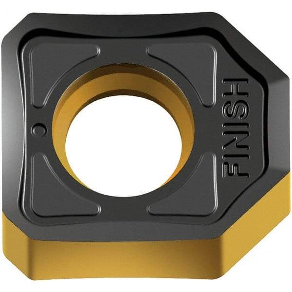 Walter - XNGX1205 F67 Grade WXM15 Carbide Milling Insert - TiAlN/TiN Finish, 0.237" Thick, 1/2" Inscribed Circle - Apex Tool & Supply