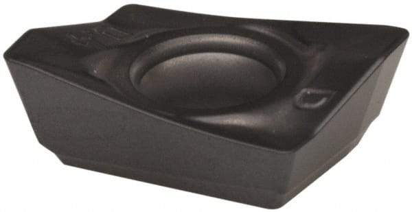 Walter - ADMT080304 D56 Grade WKP25S Carbide Milling Insert - TiCN/Al2O3 Finish, 0.1319" Thick, 0.4mm Corner Radius - Apex Tool & Supply