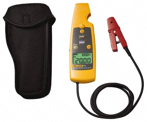 Fluke - 771, CAT II, Digital mA Process Clamp Meter with 0.1772" Detachable Jaws - Measures Current - Apex Tool & Supply