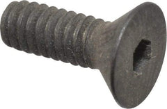 Holo-Krome - #5-40 UNC Hex Socket Drive, 82° Flat Screw - Alloy Steel, Black Oxide Finish, Fully Threaded, 3/8" OAL - Apex Tool & Supply