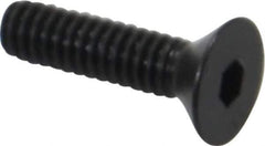 Holo-Krome - #5-40 UNC Hex Socket Drive, 82° Flat Screw - Alloy Steel, Black Oxide Finish, Fully Threaded, 1/2" OAL - Apex Tool & Supply