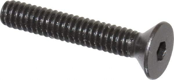 Holo-Krome - #5-40 UNC Hex Socket Drive, 82° Flat Screw - Alloy Steel, Black Oxide Finish, Fully Threaded, 3/4" OAL - Apex Tool & Supply