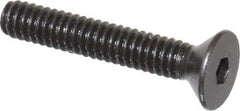 Holo-Krome - #5-40 UNC Hex Socket Drive, 82° Flat Screw - Alloy Steel, Black Oxide Finish, Fully Threaded, 3/4" OAL - Apex Tool & Supply