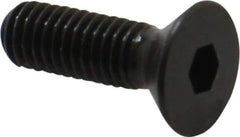 Holo-Krome - #10-32 UNF Hex Socket Drive, 82° Flat Screw - Alloy Steel, Black Oxide Finish, Fully Threaded, 5/8" OAL - Apex Tool & Supply