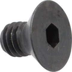 Holo-Krome - 5/16-18 UNC Hex Socket Drive, 82° Flat Screw - Alloy Steel, Black Oxide Finish, Fully Threaded, 1/2" OAL - Apex Tool & Supply