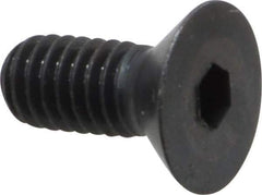 Holo-Krome - 5/16-18 UNC Hex Socket Drive, 82° Flat Screw - Alloy Steel, Black Oxide Finish, Fully Threaded, 3/4" OAL - Apex Tool & Supply