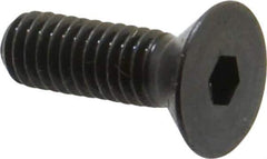 Holo-Krome - 5/16-18 UNC Hex Socket Drive, 82° Flat Screw - Alloy Steel, Black Oxide Finish, Fully Threaded, 1" OAL - Apex Tool & Supply