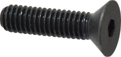 Holo-Krome - 5/16-18 UNC Hex Socket Drive, 82° Flat Screw - Alloy Steel, Black Oxide Finish, Fully Threaded, 1-1/4" OAL - Apex Tool & Supply