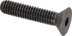 Holo-Krome - 5/16-18 UNC Hex Socket Drive, 82° Flat Screw - Alloy Steel, Black Oxide Finish, Fully Threaded, 1-1/2" OAL - Apex Tool & Supply