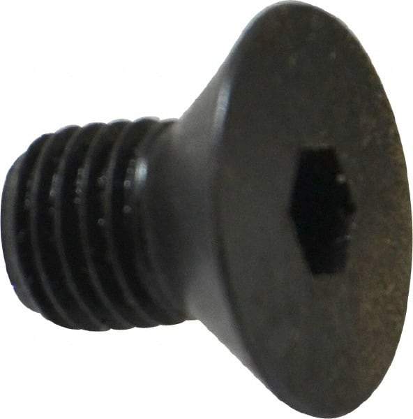 Holo-Krome - 5/16-24 UNF Hex Socket Drive, 82° Flat Screw - Alloy Steel, Black Oxide Finish, Fully Threaded, 1/2" OAL - Apex Tool & Supply