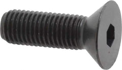 Holo-Krome - 5/16-24 UNF Hex Socket Drive, 82° Flat Screw - Alloy Steel, Black Oxide Finish, Fully Threaded, 1" OAL - Apex Tool & Supply
