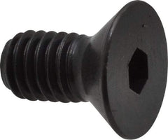 Holo-Krome - 3/8-16 UNC Hex Socket Drive, 82° Flat Screw - Alloy Steel, Black Oxide Finish, Fully Threaded, 3/4" OAL - Apex Tool & Supply