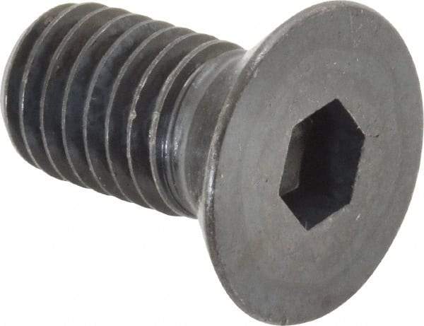Holo-Krome - 1/2-13 UNC Hex Socket Drive, 82° Flat Screw - Alloy Steel, Black Oxide Finish, Fully Threaded, 1" OAL - Apex Tool & Supply