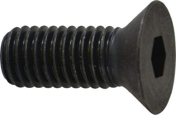Holo-Krome - 1/2-13 UNC Hex Socket Drive, 82° Flat Screw - Alloy Steel, Black Oxide Finish, Fully Threaded, 1-1/4" OAL - Apex Tool & Supply