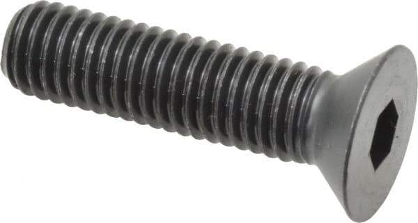 Holo-Krome - 1/2-13 UNC Hex Socket Drive, 82° Flat Screw - Alloy Steel, Black Oxide Finish, Fully Threaded, 2" OAL - Apex Tool & Supply