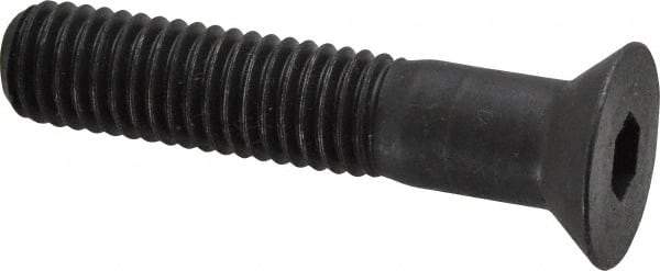 Holo-Krome - 1/2-13 UNC Hex Socket Drive, 82° Flat Screw - Alloy Steel, Black Oxide Finish, Partially Threaded, 2-1/2" OAL - Apex Tool & Supply
