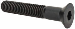 Holo-Krome - 1/2-13 UNC Hex Socket Drive, 82° Flat Screw - Alloy Steel, Black Oxide Finish, Partially Threaded, 3" OAL - Apex Tool & Supply