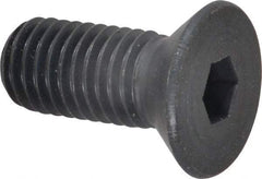 Holo-Krome - 5/8-11 UNC Hex Socket Drive, 82° Flat Screw - Alloy Steel, Black Oxide Finish, Fully Threaded, 1-1/2" OAL - Apex Tool & Supply