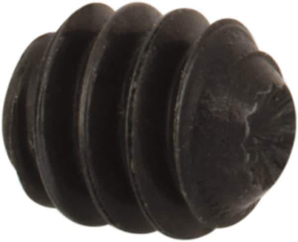 Holo-Krome - #4-40 UNC, 1/8" OAL, Internal Knurl Point Set Screw - Grade ASTM F912 Alloy Steel, 0.05" Key - Apex Tool & Supply