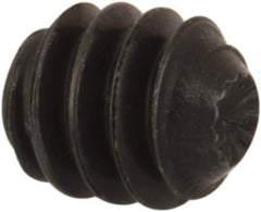 Holo-Krome - #4-40 UNC, 1/8" OAL, Internal Knurl Point Set Screw - Grade ASTM F912 Alloy Steel, 0.05" Key - Apex Tool & Supply