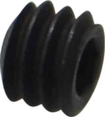 Holo-Krome - #8-32 UNC, 1/8" OAL, Internal Knurl Point Set Screw - Grade 8 Alloy Steel, 5/64" Key - Apex Tool & Supply