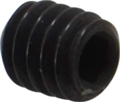 Holo-Krome - #8-32 UNC, 3/16" OAL, Internal Knurl Point Set Screw - Grade 8 Alloy Steel, 5/64" Key - Apex Tool & Supply