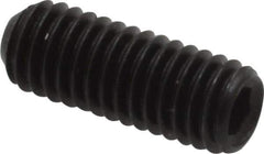 Holo-Krome - #10-32 UNF, 1/2" OAL, Internal Knurl Point Set Screw - Grade 8 Alloy Steel, 3/32" Key - Apex Tool & Supply