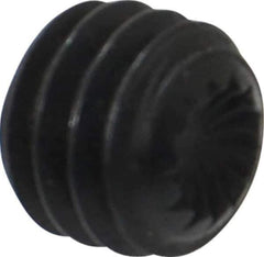 Holo-Krome - 5/16-18 UNC, 1/4" OAL, Internal Knurl Point Set Screw - Grade 8 Alloy Steel, 5/32" Key - Apex Tool & Supply