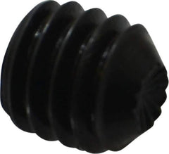 Holo-Krome - 5/16-18 UNC, 5/16" OAL, Internal Knurl Point Set Screw - Grade 8 Alloy Steel, 5/32" Key - Apex Tool & Supply
