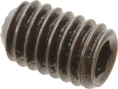 Holo-Krome - 5/16-18 UNC, 1/2" OAL, Internal Knurl Point Set Screw - Grade 8 Alloy Steel, 5/32" Key - Apex Tool & Supply
