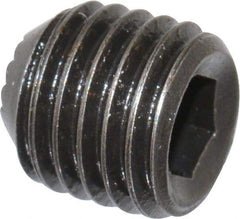 Holo-Krome - 5/16-24 UNF, 5/16" OAL, Internal Knurl Point Set Screw - Grade 8 Alloy Steel, 5/32" Key - Apex Tool & Supply
