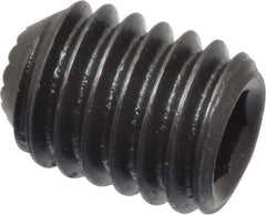 Holo-Krome - 3/8-16 UNC, 1/2" OAL, Internal Knurl Point Set Screw - Grade 8 Alloy Steel, 3/16" Key - Apex Tool & Supply