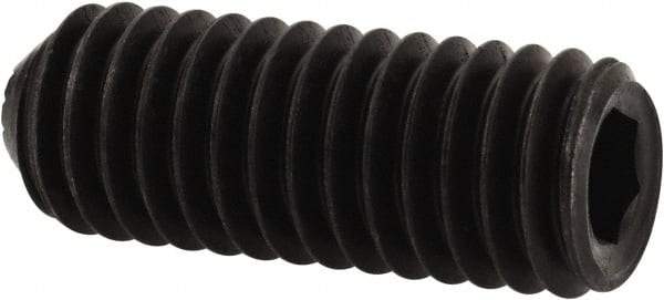 Holo-Krome - 3/8-16 UNC, 1" OAL, Internal Knurl Point Set Screw - Grade 8 Alloy Steel, 3/16" Key - Apex Tool & Supply