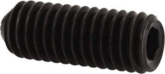Holo-Krome - 3/8-16 UNC, 1" OAL, Internal Knurl Point Set Screw - Grade 8 Alloy Steel, 3/16" Key - Apex Tool & Supply
