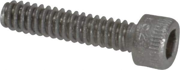 Holo-Krome - #4-40 UNC Hex Socket Drive, Socket Cap Screw - Grade 18-8 Stainless Steel, Uncoated, Fully Threaded, 1/2" Length Under Head - Apex Tool & Supply