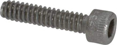 Holo-Krome - #4-40 UNC Hex Socket Drive, Socket Cap Screw - Grade 18-8 Stainless Steel, Uncoated, Fully Threaded, 1/2" Length Under Head - Apex Tool & Supply