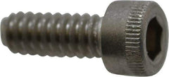 Holo-Krome - #10-24 UNC Hex Socket Drive, Socket Cap Screw - Grade 18-8 Stainless Steel, Uncoated, Fully Threaded, 1/2" Length Under Head - Apex Tool & Supply
