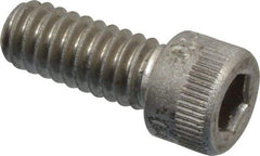 Holo-Krome - 1/4-20 UNC Hex Socket Drive, Socket Cap Screw - Grade 18-8 Stainless Steel, Uncoated, Fully Threaded, 5/8" Length Under Head - Apex Tool & Supply