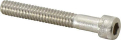 Holo-Krome - 1/4-20 UNC Hex Socket Drive, Socket Cap Screw - Grade 18-8 Stainless Steel, Uncoated, Partially Threaded, 1-3/4" Length Under Head - Apex Tool & Supply