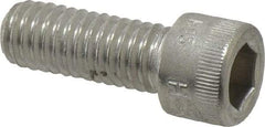 Holo-Krome - 3/8-16 UNC Hex Socket Drive, Socket Cap Screw - Grade 18-8 Stainless Steel, Uncoated, Fully Threaded, 1" Length Under Head - Apex Tool & Supply
