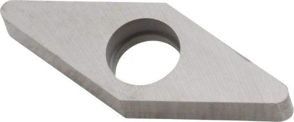 Kennametal - 1/2" Inscribed Circle, Diamond (Shape) Boring Bar Shim for Indexables - 3/16" Thick, IVSN Shim Style, Negative Rake - Apex Tool & Supply