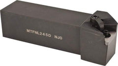 Hertel - MTFN, Left Hand Cut, 0° Lead Angle, 1-1/2" Shank Height x 1-1/2" Shank Width, Negative Rake Indexable Turning Toolholder - 6" OAL, TN..54. Insert Compatibility, Series Multi-Option - Apex Tool & Supply